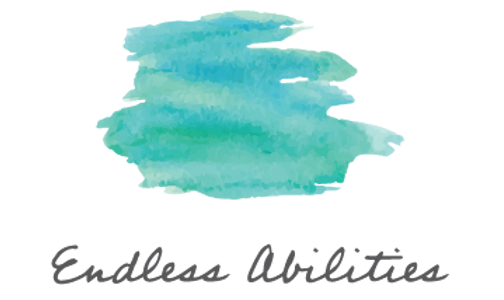 The Endless Abilities logo in black, featuring a distinct and professional design that represents the organization's identity and mission.